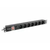 Barošanas sadales bloks Lanberg PDU-07F-0200-BK