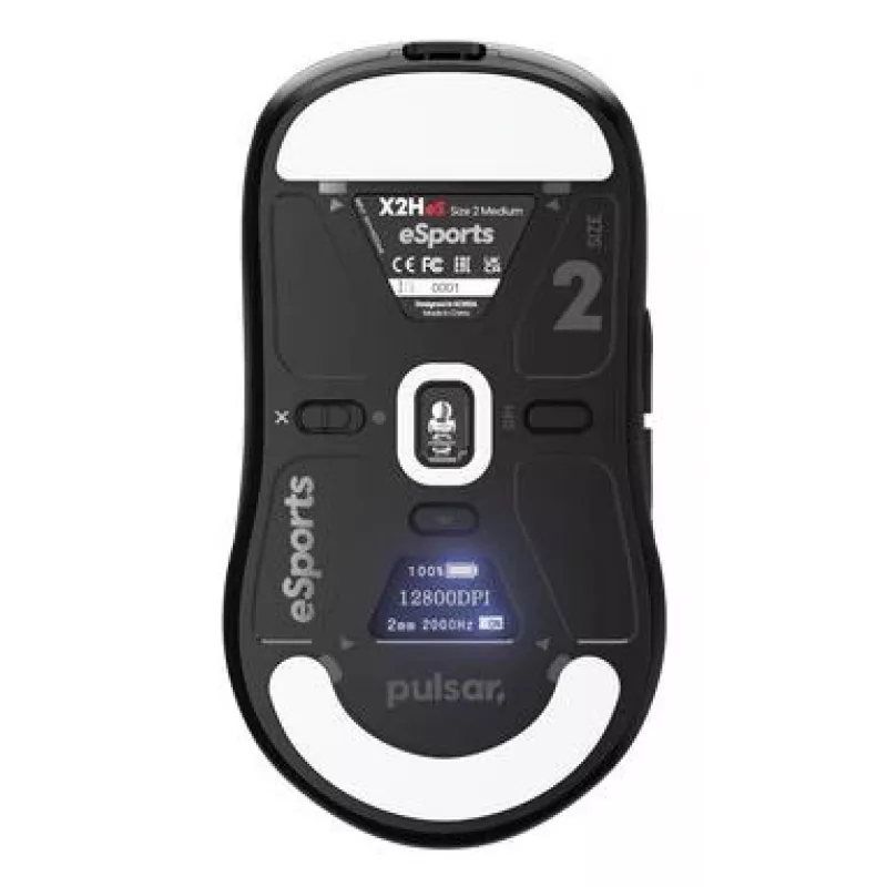 pele USB Optical Wrl X2H V3/MEDIUM Melns PX2H3ES21 Pulsar