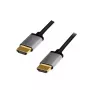 HDMI kabelis 4k/60Hz, ALU, melns, 5m