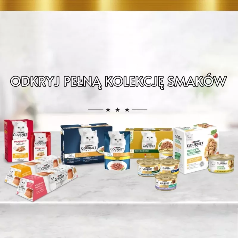 Mitrās kaķu barības paciņas Purina Gourmet Gold Savoury Cake Mix 48×85 g, pieaugušiem kaķiem, 74% mitrums, 17% olbaltumvielas