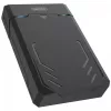 HDD/SSD korpuss Unitek Y-3035 — 2,5/3,5 collu SATA, USB 3.2 Gen 1 (USB Type-B), 6 Gbit/s, melns, maiņstrāvas adapteris