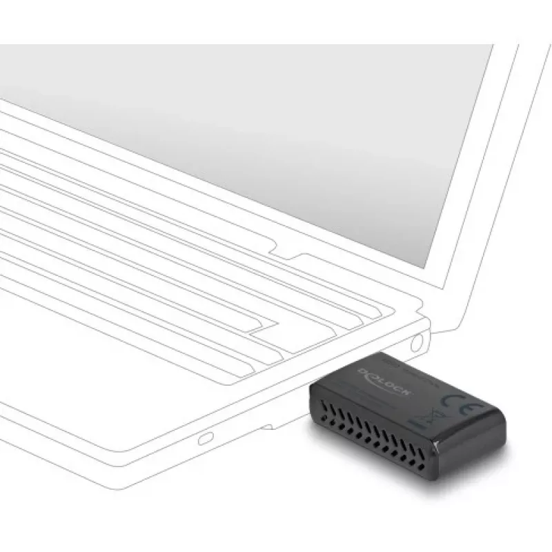 DeLOCK Wi-Fi 6 Dual Band WLAN USB Stick AX1800 1201 + 574 Mbps