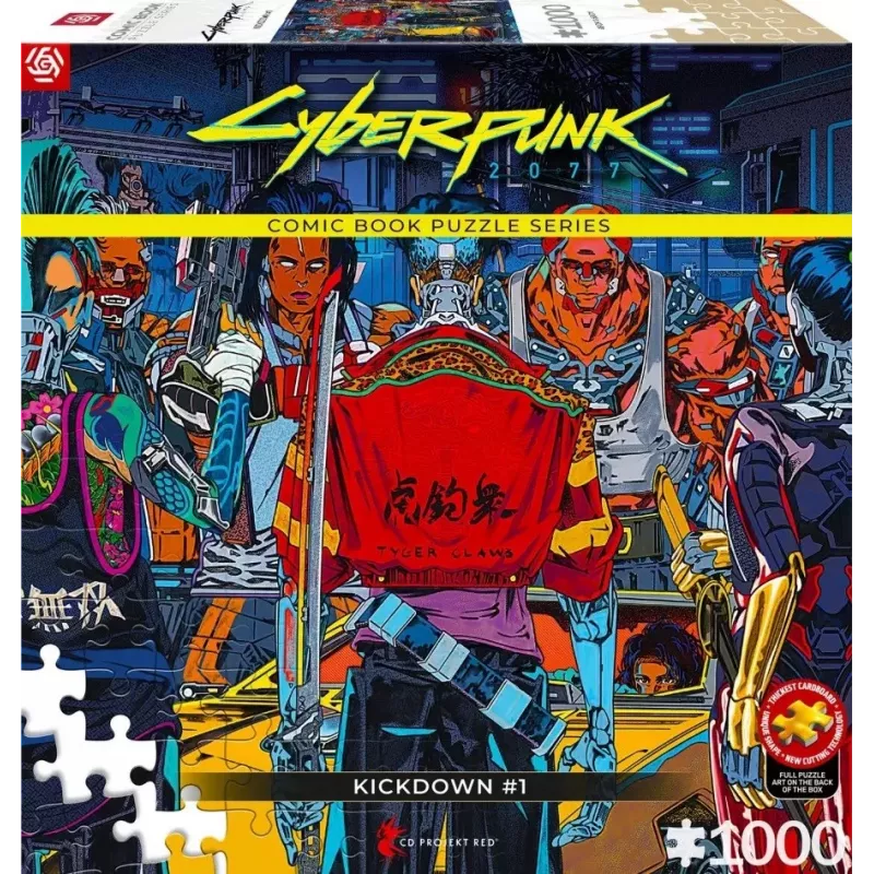 Good Loot komiksu puzle: Cyberpunk 2077 Kickdown, 1000 gab.