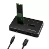 Qoltec 50310 Drive dokstacija 2x SSD M.2 SATA NGFF USB Type C