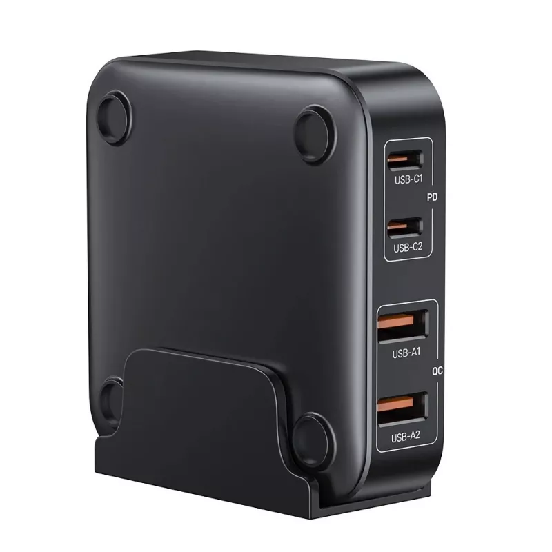 Unitek darbvirsmas lādētājs P1229ABK01-EU 100W ar 2× USB-A un 2× USB-C