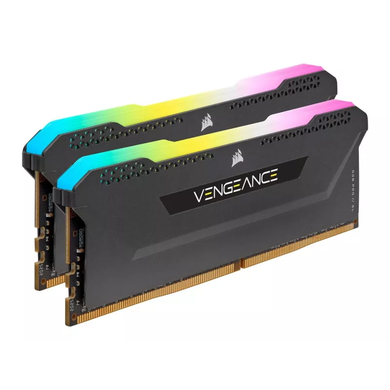 DDR4 Vengeance RGB PRO SL 16GB/3200 (2*8GB) Melns C16