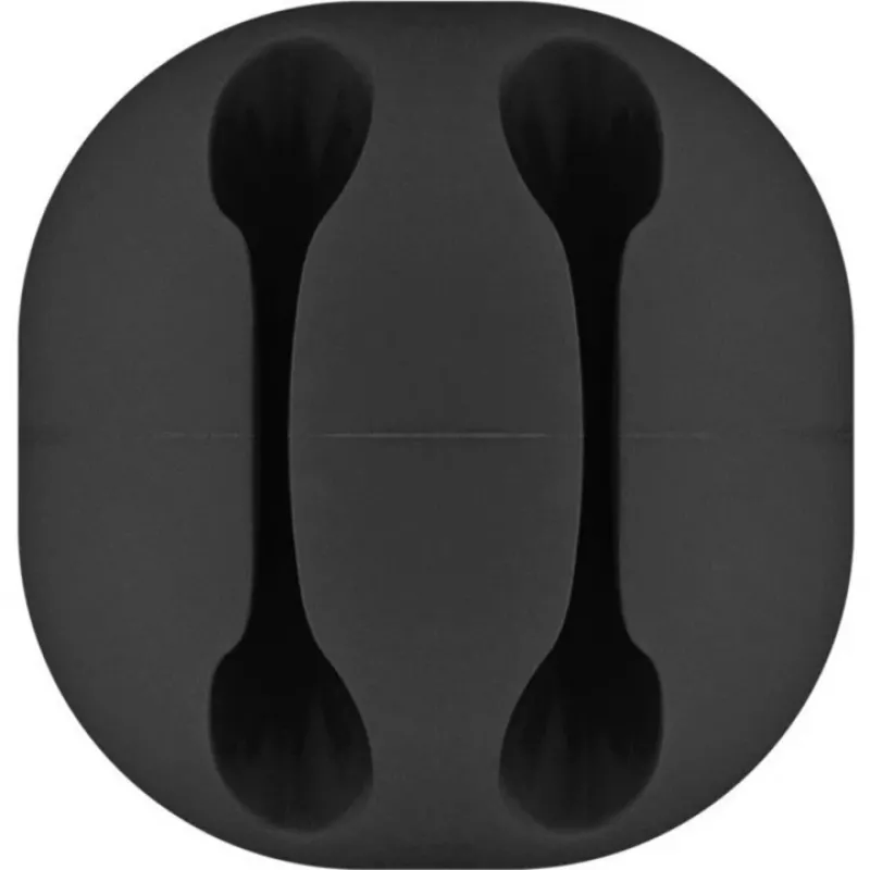 Kabeļu klips Goobay 70683 Galds Siena Melns 5 gab.