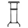 Stāvošs galds Gembird TVS-DESK-01-BK melns 20 kg 1110-1345 mm