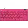 Logitech G PRO X TKL RAPID tastatūra spēlēm USB QWERTY rozā
