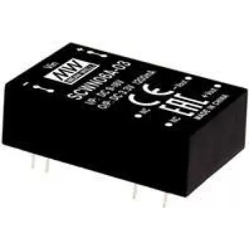 MEAN WELL SCWN06B-15 elektriskais pārveidotājs 6 W 18-36 V 4 mA