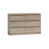 Topeshop K120 SONOMA 2X3 kumode