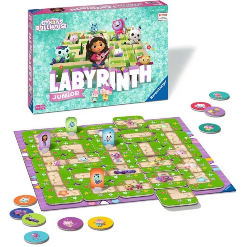Gabby's Dollhouse Junior Labyrinth, galda spēle
