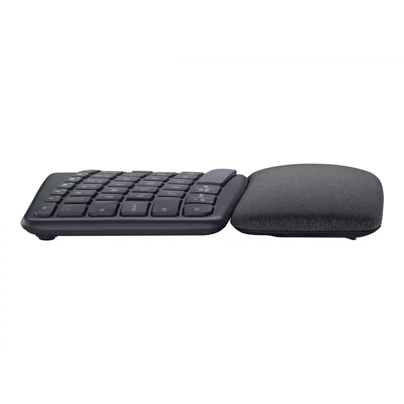 Logitech ERGO K860 - Tastatūra - Bezvadu - 2,4 GHz, Bluetooth 5.0 - QWERTY - Spāņu - Grafīts