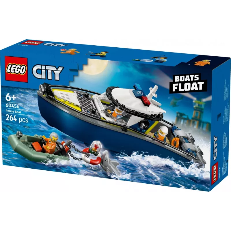 LEGO CITY 60456 Policijas laivas vajāšana