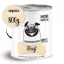 Slapjā suņu barība PAKA ZWIERZAKA Pepe Beef 800 g — pilnvērtīga konservēta barība pieaugušiem suņiem, liellopu gaļa, 86% mitrums