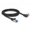 Tīkla kabelis DeLOCK RJ45 Cat.6A S/FTP 2m melns