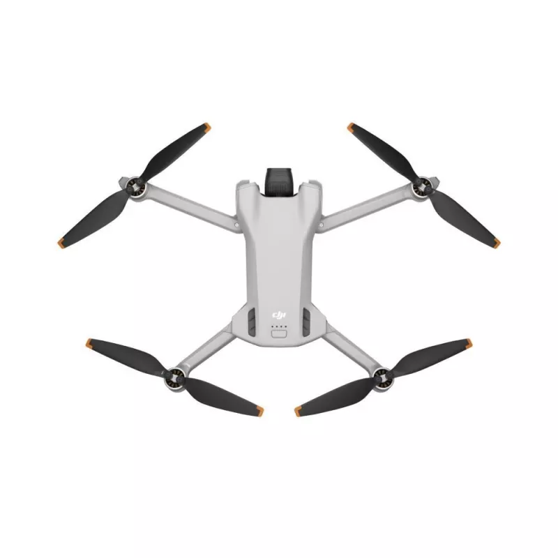 Quadcopter DJI Mini 3 Fly More Combo — 4 rotoru drons, 12 MP 4K kamera, 10 000 m diapazons, maks. ātrums 10,55 m/s, 2453 mAh baterija, 0,248 kg, pelēks