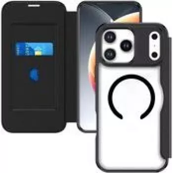 4Smarts Urban Pro Flipcase Apple iPhone 17 Pro Qi2 ready Melns (541776)
