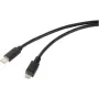 Renkforce USB kabelis USB 2.0 USB-C® spraudnis, USB-Micro-B spraudnis 1.00 m melns apaļš RF-5719754 (RF-5719754)