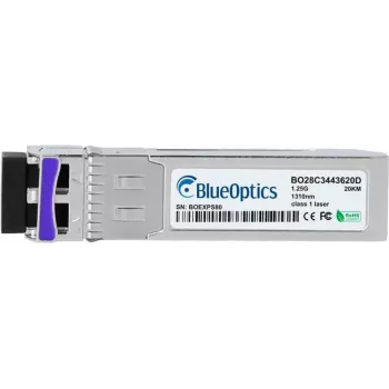 Tīkla raiduztvērēja modulis BlueOptics 1442040G1-BO — optiskās šķiedras cSFP, 1250 Mbit/s, sudraba
