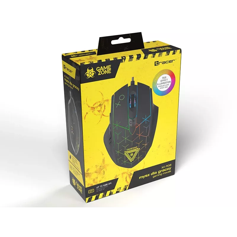 Tracer GAMEZONE XO - Pele - USB - Optiska - 6 pogas - Melna