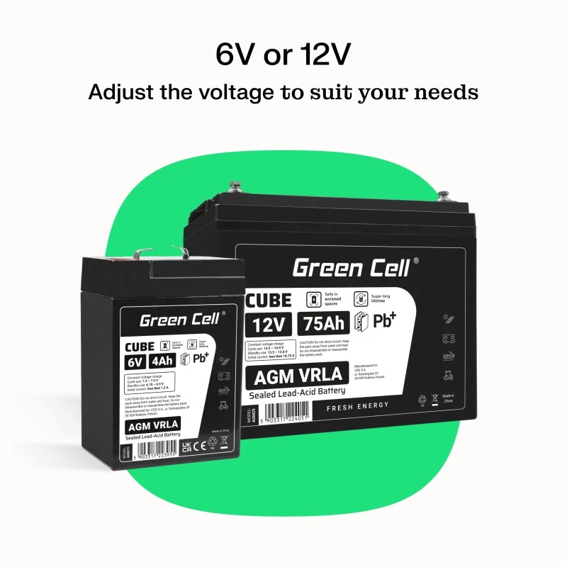 Akumulators AGM VRLA 6V 4Ah IP54