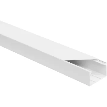 Elektroinstalācijas sliede OEM 3703Z balta LS 60x40 mm 2 m — iepakojumā 8 gab.