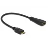 HDMI kabelis DeLOCK 0,23 m mini-HDMI/HDMI
