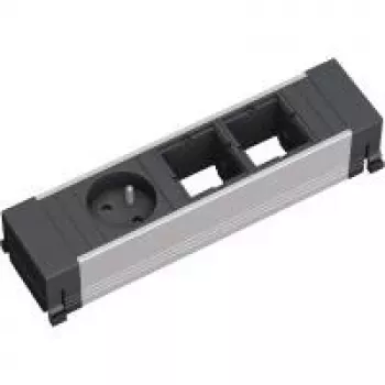 Strāvas pagarinātājs Bachmann 916.003 0,1 m 1 maiņstrāvas kontaktligzda, melns