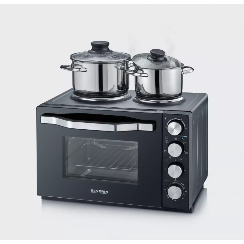 Tosteris-krāsniņa Severin TO 2074 30L 2500W Melna Grilēšana