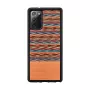 Viedtālruņa maciņš man and wood Samsung Galaxy Note 20 — brūnas rūtis, melna iekšpuse