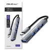 USB centrmezgls QOLTEC 53792, USB-C 3.1 uz 4 portiem (USB 3.0 x1, USB 2.0 x3)