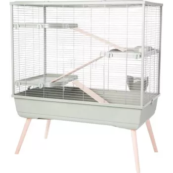 Trušu būris ZOLUX Neolife 100 XL zaļš — metāls/plastmasa, 990×540×1140 mm, 15 mm stieņu atstarpe, trušiem 10–15,9 kg