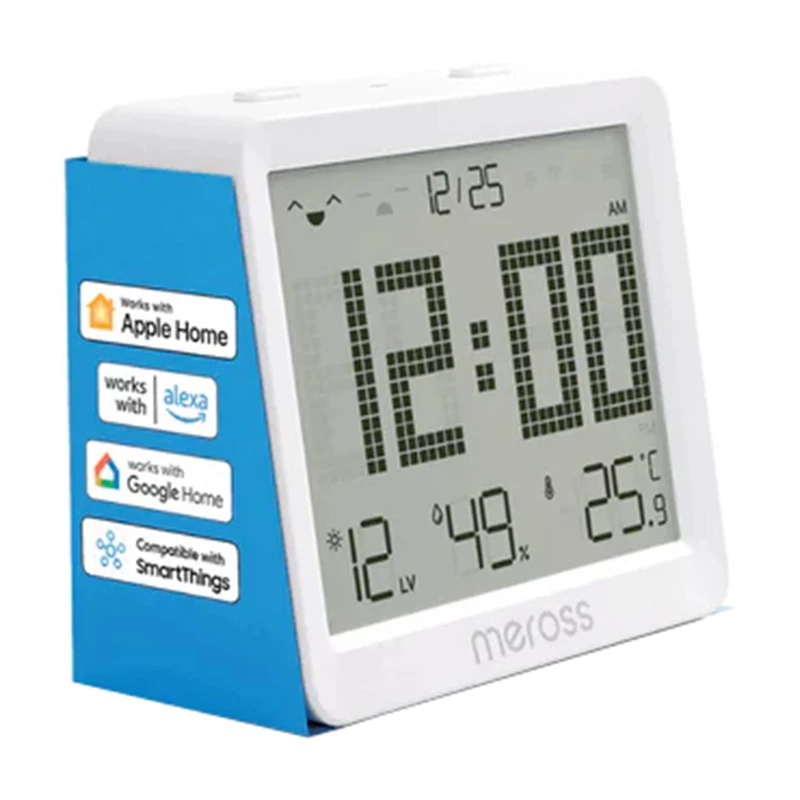 Viedais temperatūras un mitruma sensors Meross MS130-EU — bezvadu vides monitors
