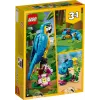 LEGO komplekts Exotic Parrot 31136 — Creator vitrīnas modelis, 253 detaļas, 220×120×110 mm