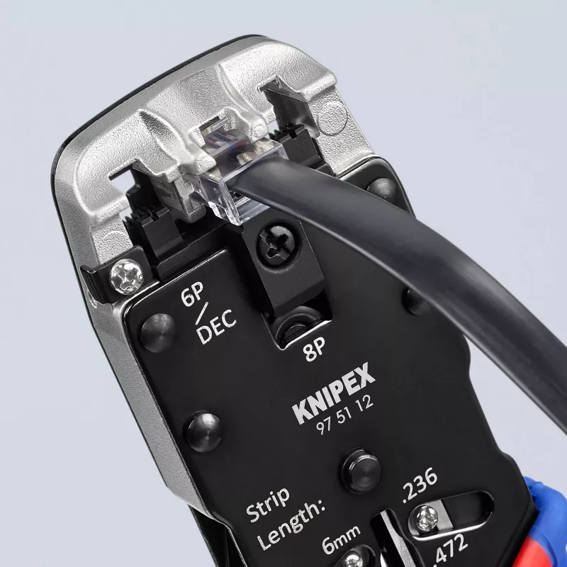 Kabeļu presēšanas knaibles Knipex 975112