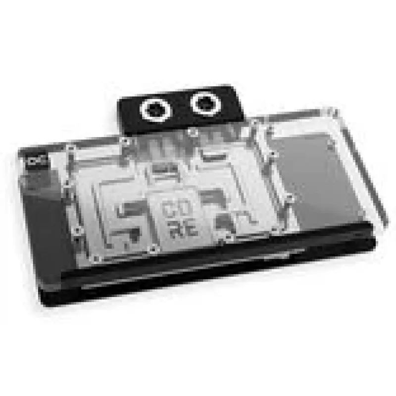Grafikas karte Alphacool Core RX 9070 XT Taichi Transparent Chrome ar aizmugures plāksni