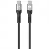 Manhattan Fast USB-C to USB-C kabelis (240W), 1m, 240W Laptop Charging + High-Speed Data & Video, Works with ALL Laptops (Note additional USB-C 240W wall charger needed), 40 Gbps Ultra-Fast Transfers, Melns, 3 year Warranty