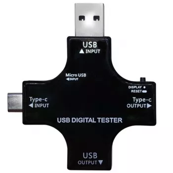 ALLNET USB USB-C jaudas mērītājs/sprieguma mērītājs ALL-USB-PM2 (ALL-USB-PM2)
