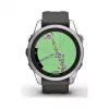 Garmin fēnix 7S Pro 3.05 cm (1.2) MIP 42 mm Digitāls 240 x 240 pikseļi Skārienjūtīgs Sudraba Wi-Fi GPS (satelīts)