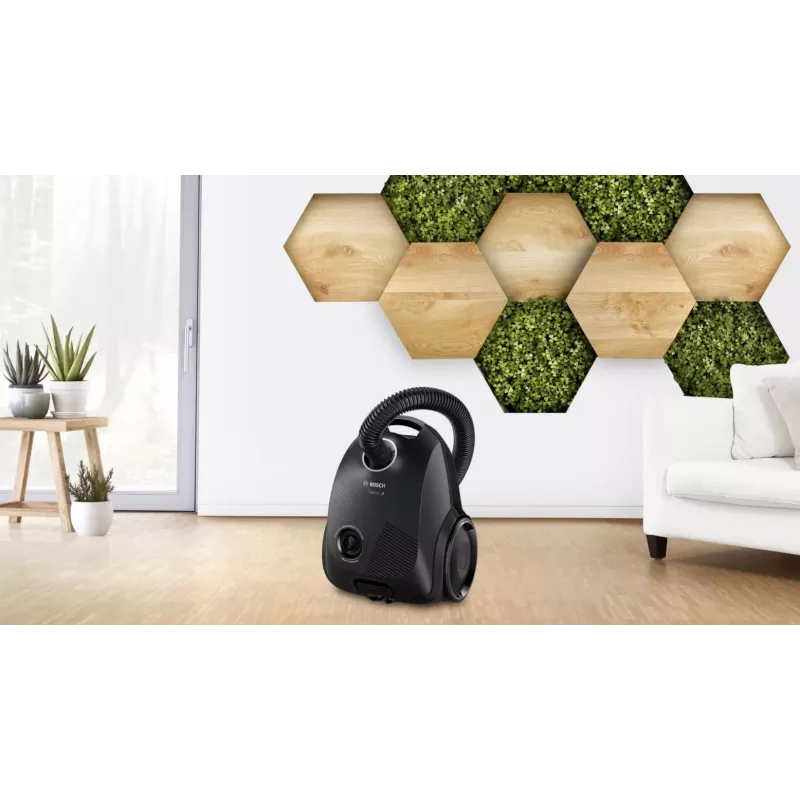 Bosch Serie 2 BGBS2LB1 putekļsūcējs 3,5 L cilindrisks putekļsūcējs Sausā tīrīšana 600 W putekļu maiss