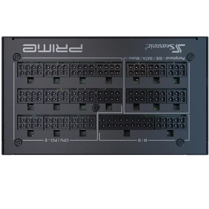 Seasonic Prime TX-1600, 80 PLUS Titanium barošanas bloks, modulārs, ATX 3.0, PCIe 5.0 - 1600 vati