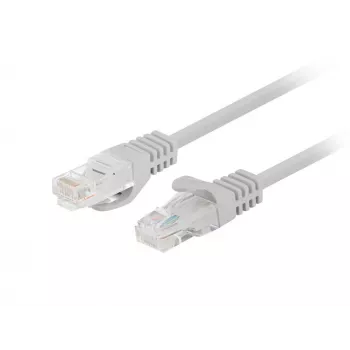 Tīkla kabelis LANBERG PCU5-10CC-0025-S Cat5e U/UTP RJ-45 — 0,25 m, pelēks