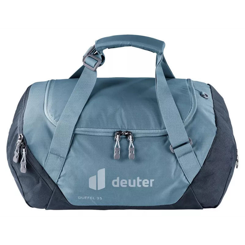 Somas soma DEUTER Duffel 35 atlantic-ink — 35 L ietilpība, ūdensnecaurlaidīga pamatne, pārnēsāšanas rokturi