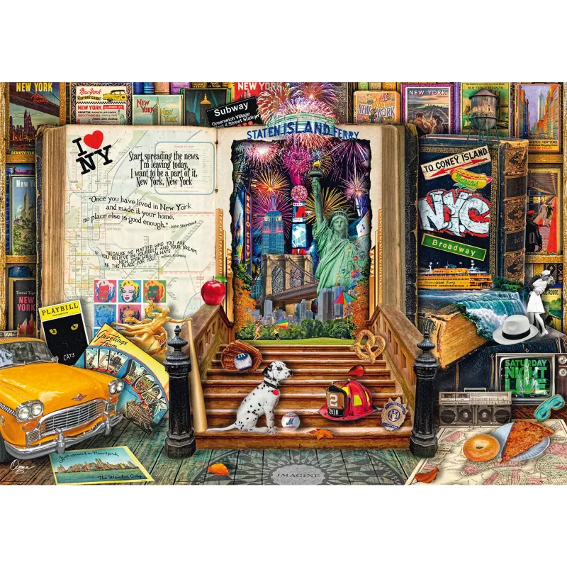 Jigsaw Puzzle schmidt spiele Aimee Stewart: Memories of New York — 1000 gabali
