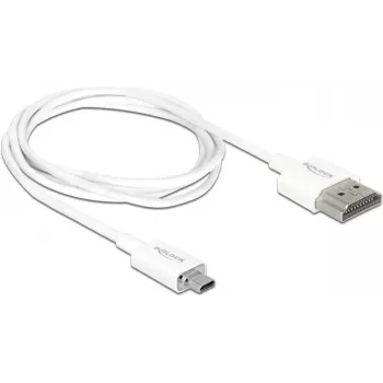 HDMI kabelis DeLOCK 85149 1 m HDMI Type A uz Type D balts