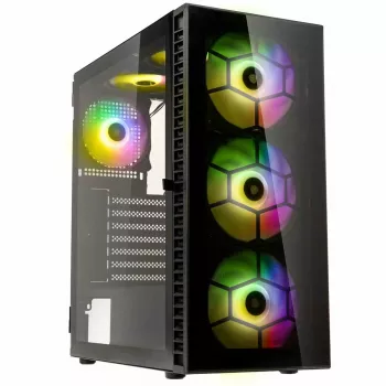 Kolink Observatory HF Glass ARGB Midi-Tower - melns