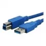 MediaRange - USB kabelis - USB Type B (vīr.) uz USB Type A (vīr.) - 3,0m - Zils (MRCS149)