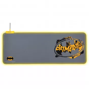 FR-TEC BATPCMPAD Datorpeles paliktnis Gaming Mouse Pad Melns - Pelēks - Dzeltens (BATPCMPAD)