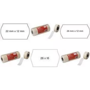 Cenu uzlīmju uzlīmes agipa 100914 22×12 mm, saderīgas ar Meto 822/722 un Open Blitz P7/P8